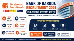 Bank of Baroda Recruitment 2026 – 206 Manager and Specialist Officer Vacancies