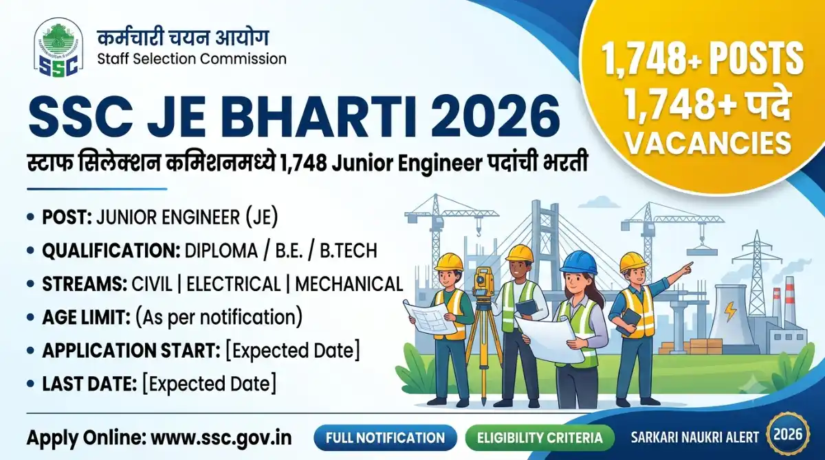 SSC JE Bharti 2026
